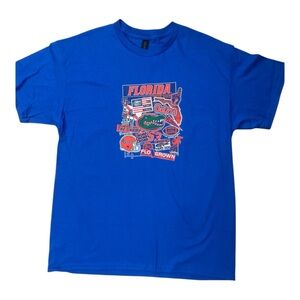 Sz large Blue Florida gators Graphic T-Shirt